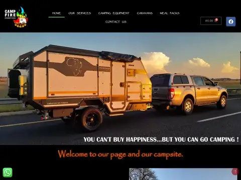 Campfire Promotions Website homepage