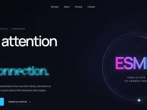 ESMM Website homepage