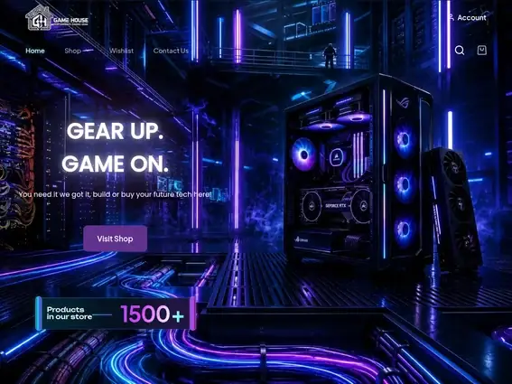 Game House Website